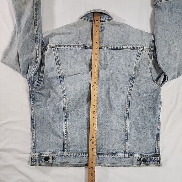 Vintage BIG JOHN Denim Jeans Trucker Jacket Blue‎ Japan SIZE 3L - Picture 10 of 13